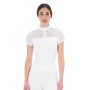 Polo Donna Equestro Mesh e Cotone