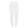 Leggings Equestro microforato SS26 White
