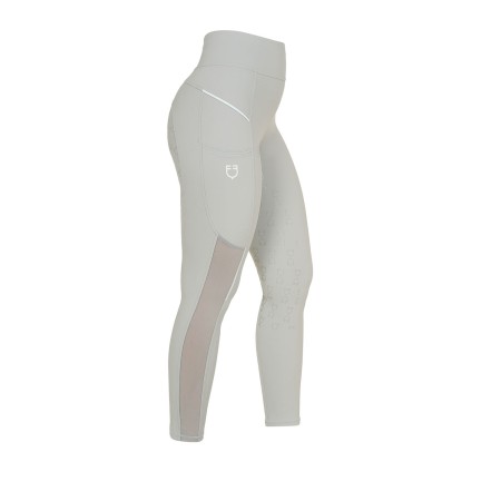 Leggings Equestro microforato SS26 Harbor mist