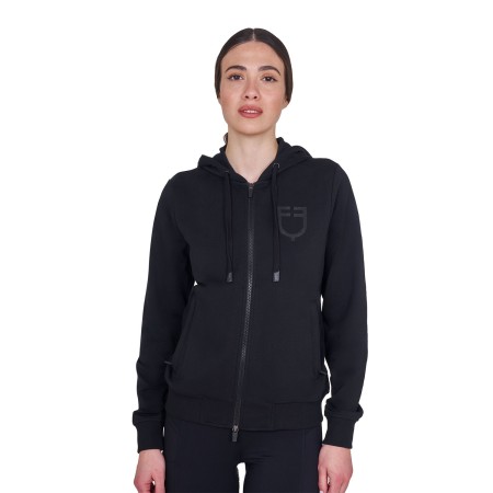 Felpa Equestro donna con cappuccio regolabile