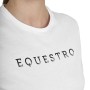 T-shirt donna con logo laminato