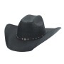 Cappello paglia modello GO ROUND WH&BK