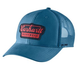 Berretto Carhartt  CANVAS CAP colore DARK TRANQUIL BLUE HS0