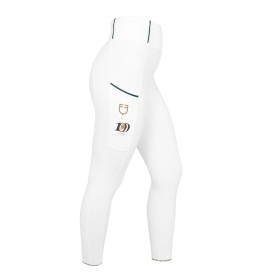 Leggings donna slim fit full grip Equestro X FISE 100