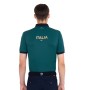 Polo uomo allenamento tre bottoni Equestro X FISE 100