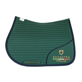 Completo Sottosella e Cuffietta salto con logo ricamato Equestro X FISE 100
