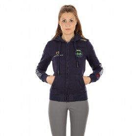 Felpa Donna Equestro Multilogo