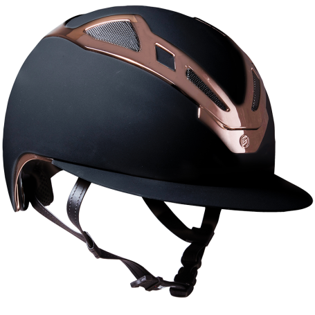 Casco SUOMY Lady Black Matt Rose/gold