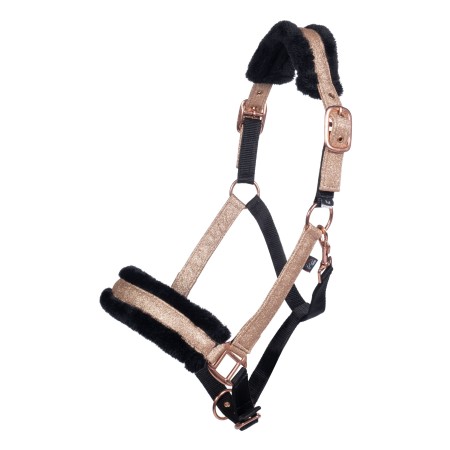 Cavo Con Gancio Antipanico Per Cavalli | Oro Rosa | 2 Metri | Con Glitter - Foto 8