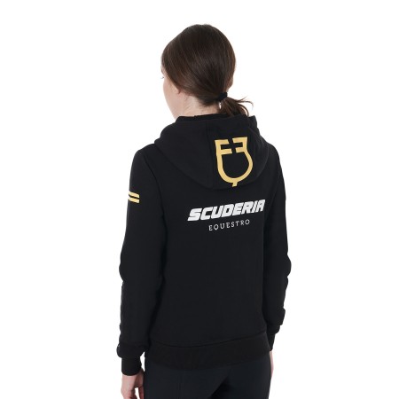 Felpa donna cappuccio Scuderia Equestro