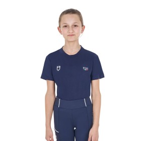 T-shirt unisex bambini Equestro X FISE