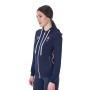 Felpa donna con cappuccio Equestro X FISE
