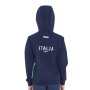 Felpa unisex bambini con cappuccio Equestro X FISE