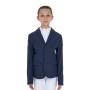 Giacca unisex bambini da concorso tre bottoni Equestro X FISE