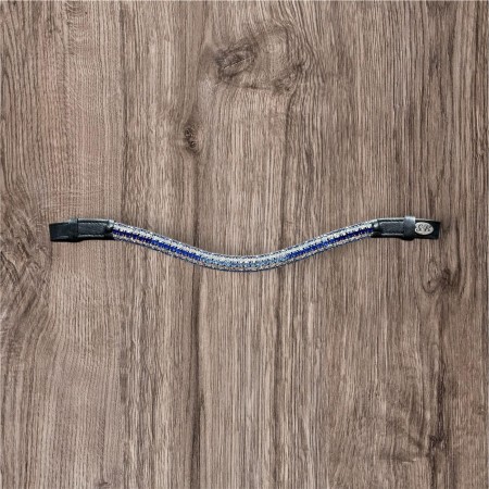 Frontalini in cristallo blu e azzurro
