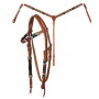 Completo briglia e pettorale Western Bridle