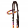 Completo briglia e pettorale Western Perline Multicolore