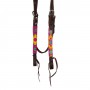 Completo briglia e pettorale Western Perline Multicolore