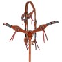 Completo briglia e pettorale  Western Deluxe