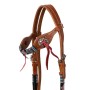 Completo briglia e pettorale  Western Deluxe