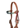 Completo briglia e testiera Western Blue Star