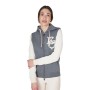 Felpa Equestro donna bicolore con zip frontale