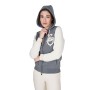 Felpa Equestro donna bicolore con zip frontale