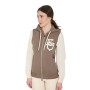 Felpa Equestro donna bicolore con zip frontale