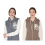 Felpa Equestro donna bicolore con zip frontale