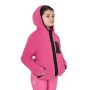 Felpa bambina in pile ricciolo con zip