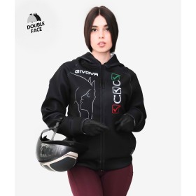 Felpa Scuba GIVOVA blu/bianco