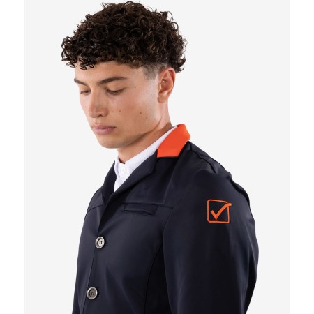 Giacca concorso uomo Givova blu/arancione